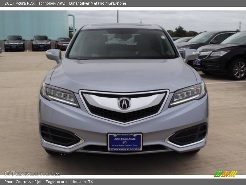 Lunar Silver Metallic / Graystone 2017 Acura RDX Technology AWD