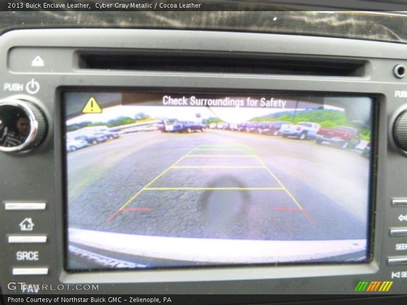 Cyber Gray Metallic / Cocoa Leather 2013 Buick Enclave Leather