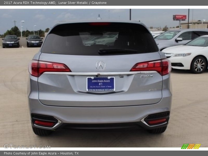 Lunar Silver Metallic / Graystone 2017 Acura RDX Technology AWD