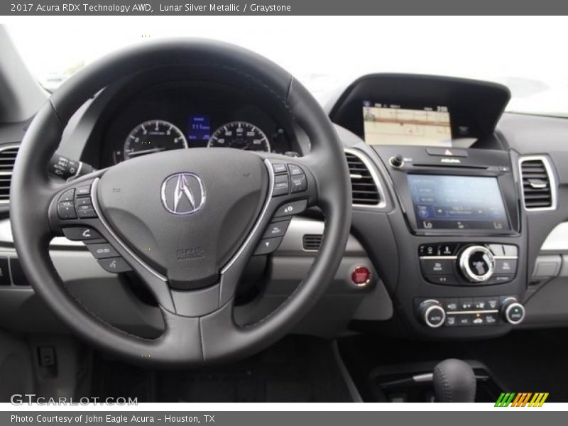 Lunar Silver Metallic / Graystone 2017 Acura RDX Technology AWD