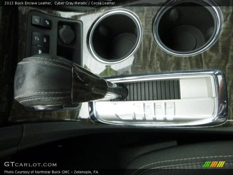 Cyber Gray Metallic / Cocoa Leather 2013 Buick Enclave Leather