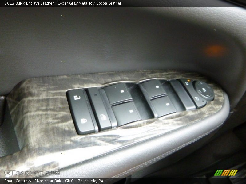 Cyber Gray Metallic / Cocoa Leather 2013 Buick Enclave Leather