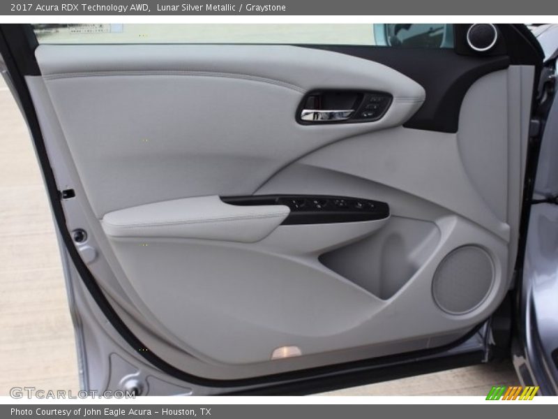 Lunar Silver Metallic / Graystone 2017 Acura RDX Technology AWD