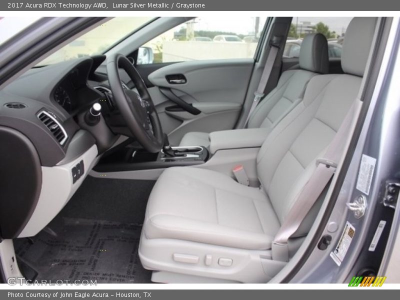 Lunar Silver Metallic / Graystone 2017 Acura RDX Technology AWD