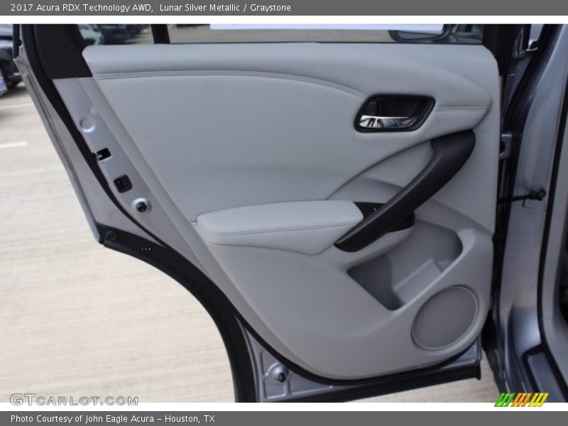 Lunar Silver Metallic / Graystone 2017 Acura RDX Technology AWD
