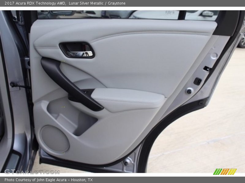 Lunar Silver Metallic / Graystone 2017 Acura RDX Technology AWD