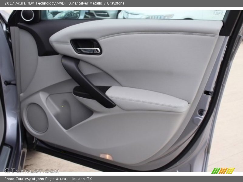 Lunar Silver Metallic / Graystone 2017 Acura RDX Technology AWD