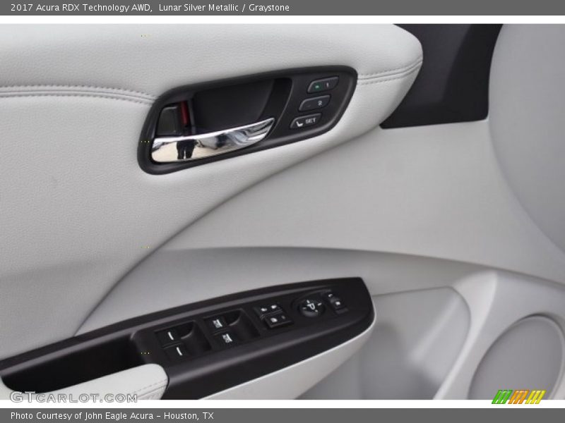 Lunar Silver Metallic / Graystone 2017 Acura RDX Technology AWD