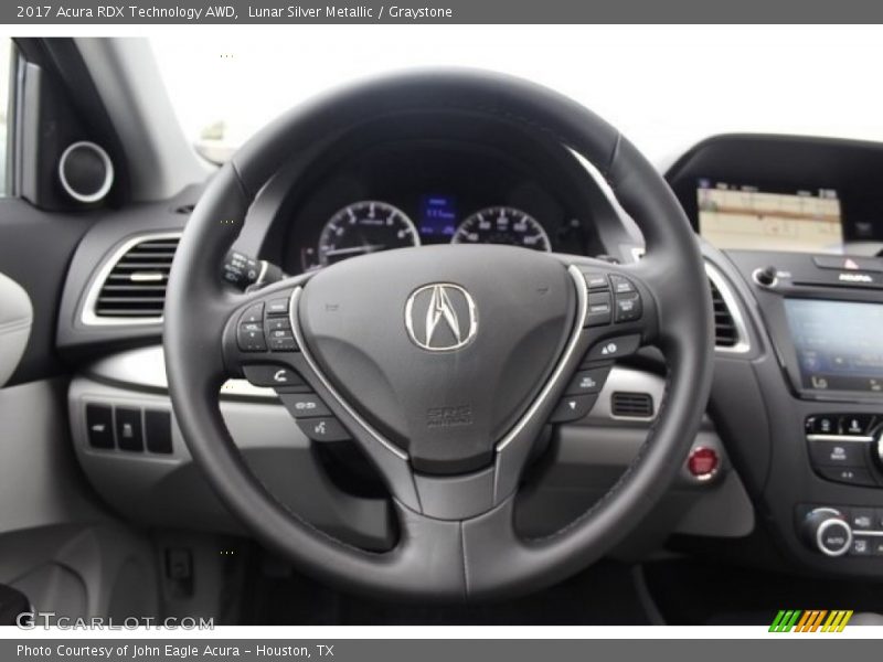 Lunar Silver Metallic / Graystone 2017 Acura RDX Technology AWD