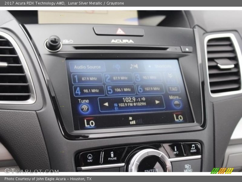 Lunar Silver Metallic / Graystone 2017 Acura RDX Technology AWD