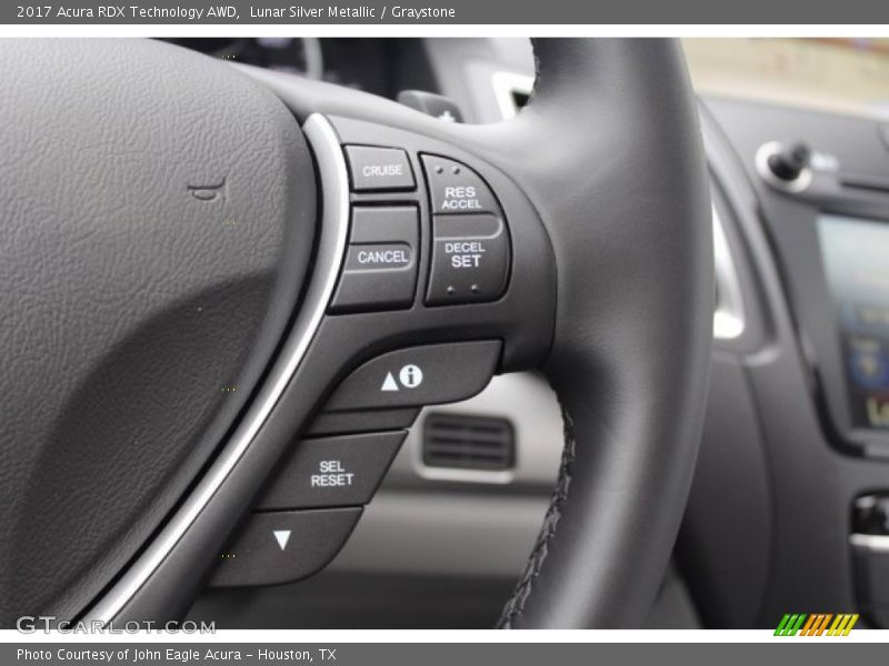 Lunar Silver Metallic / Graystone 2017 Acura RDX Technology AWD
