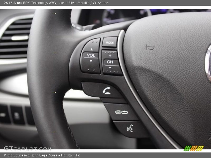 Lunar Silver Metallic / Graystone 2017 Acura RDX Technology AWD