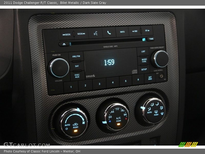 Billet Metallic / Dark Slate Gray 2011 Dodge Challenger R/T Classic