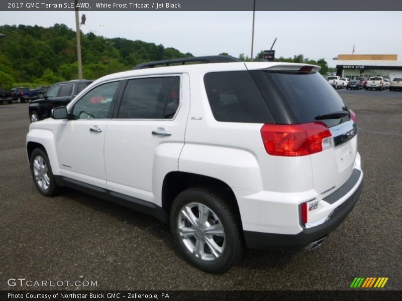 White Frost Tricoat / Jet Black 2017 GMC Terrain SLE AWD