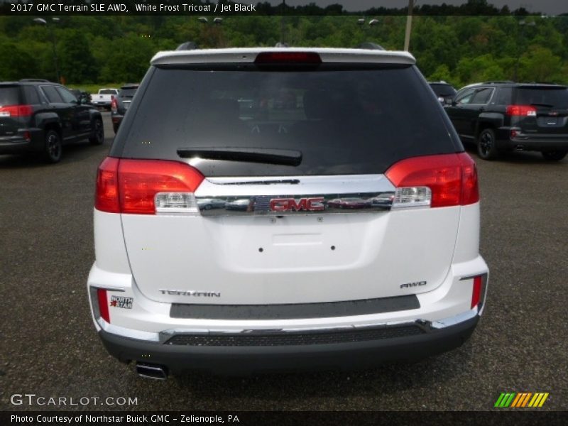 White Frost Tricoat / Jet Black 2017 GMC Terrain SLE AWD