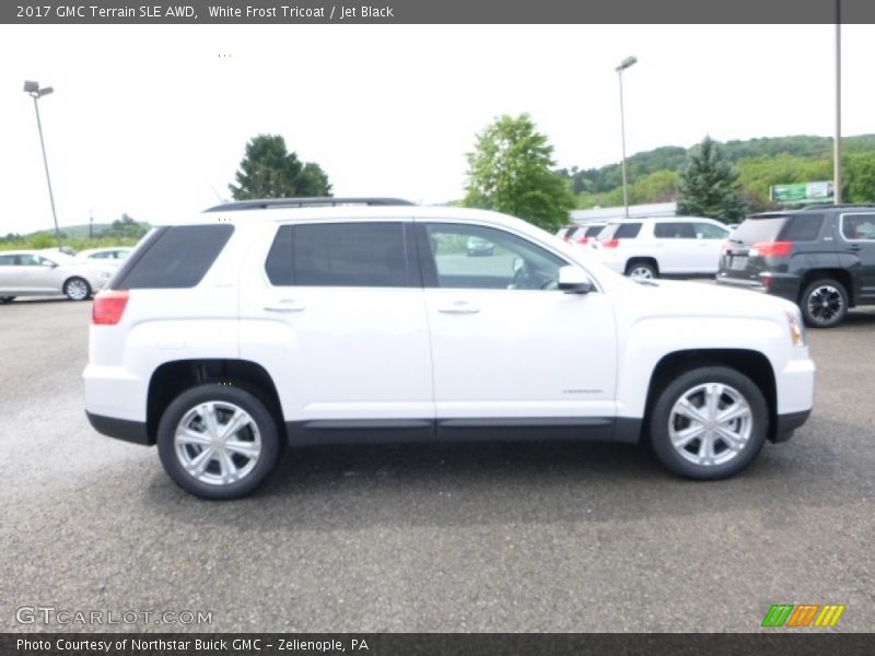 White Frost Tricoat / Jet Black 2017 GMC Terrain SLE AWD