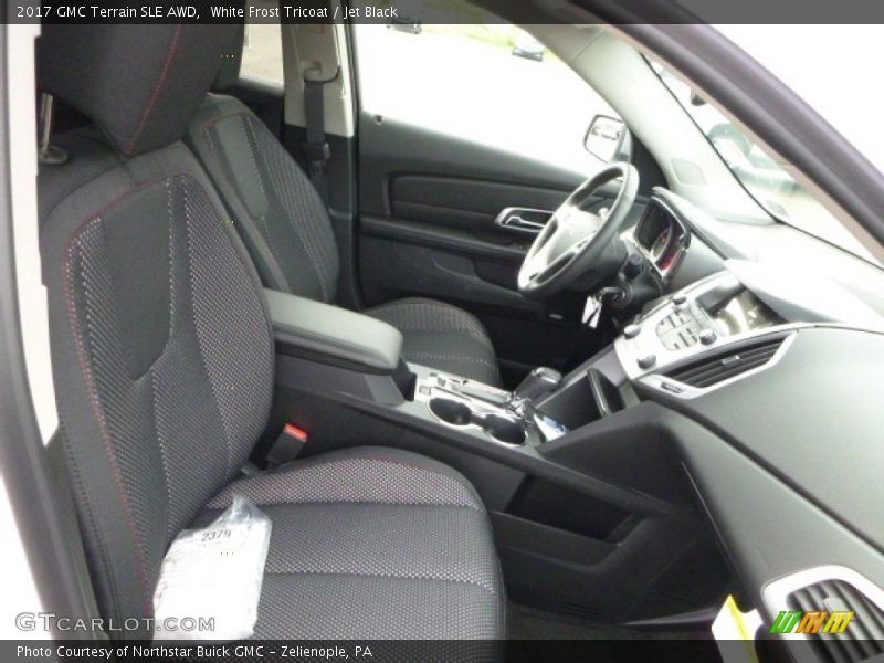 White Frost Tricoat / Jet Black 2017 GMC Terrain SLE AWD