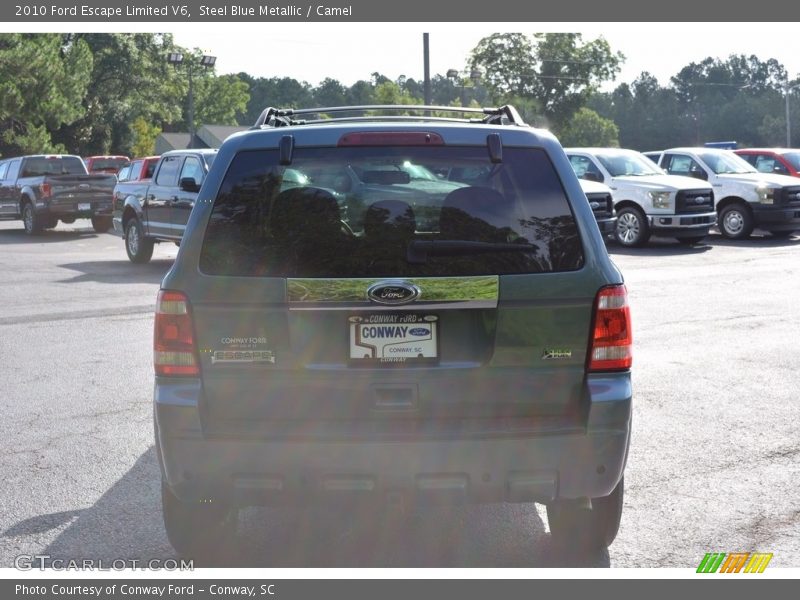 Steel Blue Metallic / Camel 2010 Ford Escape Limited V6