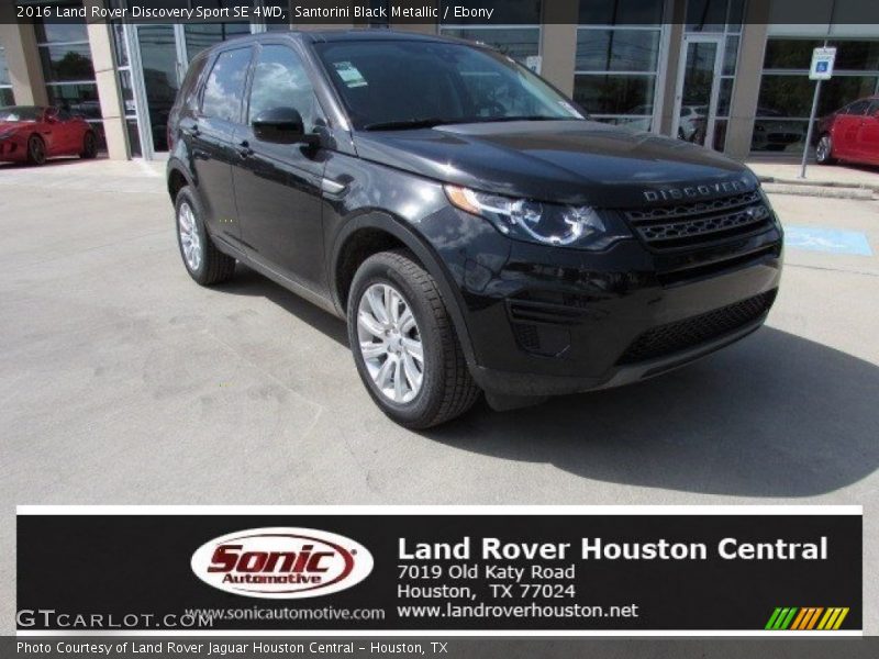 Santorini Black Metallic / Ebony 2016 Land Rover Discovery Sport SE 4WD