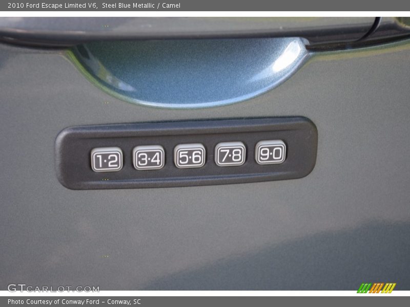 Steel Blue Metallic / Camel 2010 Ford Escape Limited V6