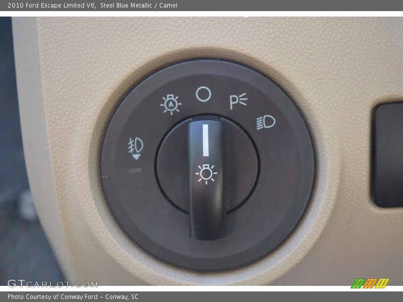 Steel Blue Metallic / Camel 2010 Ford Escape Limited V6