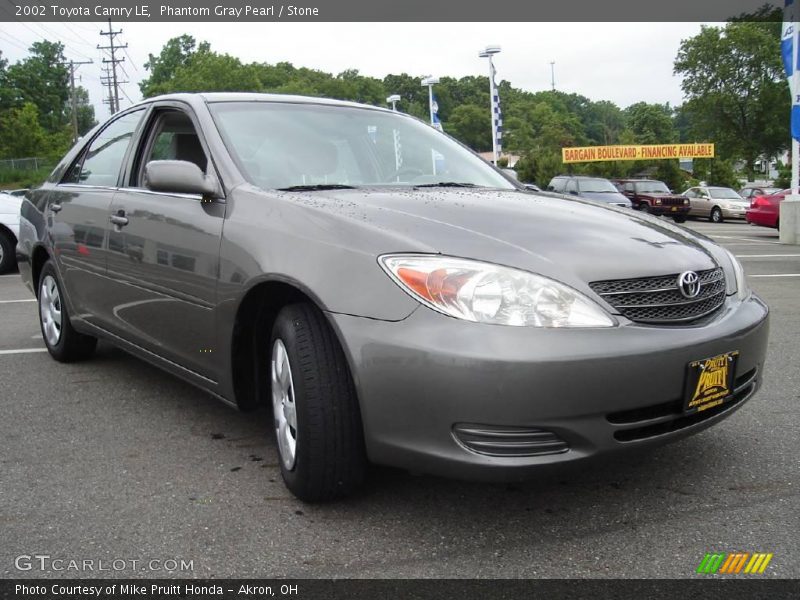 Phantom Gray Pearl / Stone 2002 Toyota Camry LE