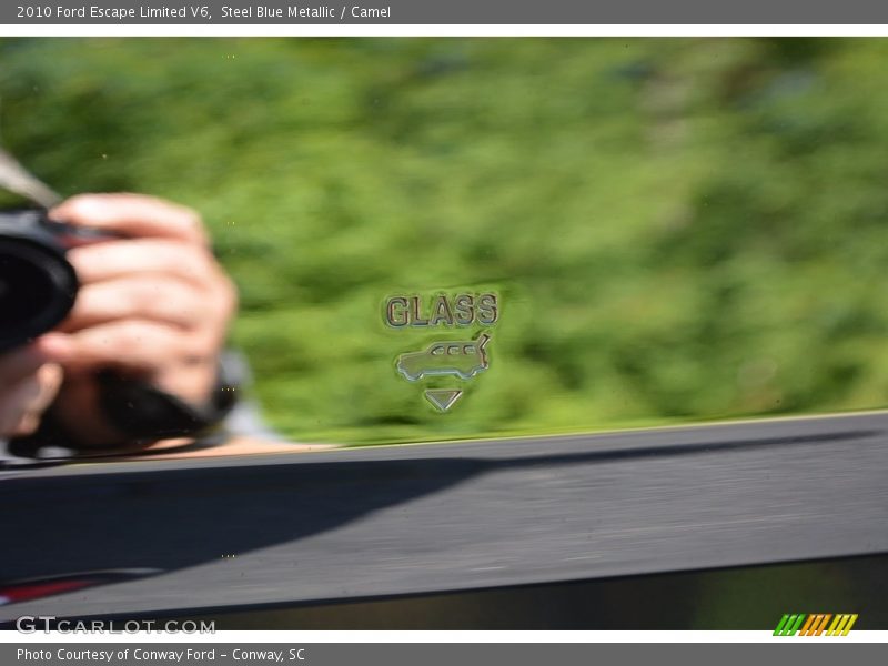 Steel Blue Metallic / Camel 2010 Ford Escape Limited V6