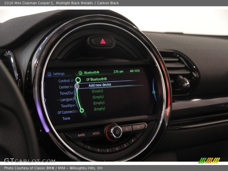 Controls of 2016 Clubman Cooper S