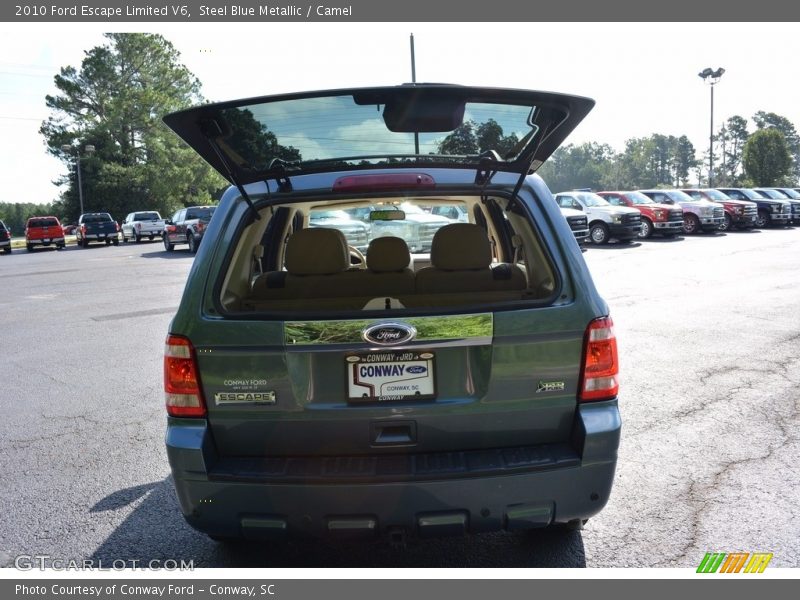 Steel Blue Metallic / Camel 2010 Ford Escape Limited V6
