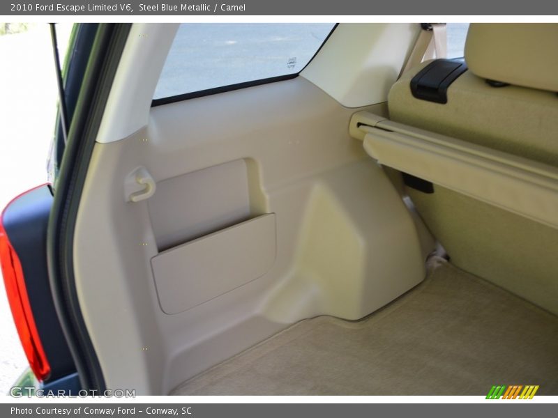 Steel Blue Metallic / Camel 2010 Ford Escape Limited V6