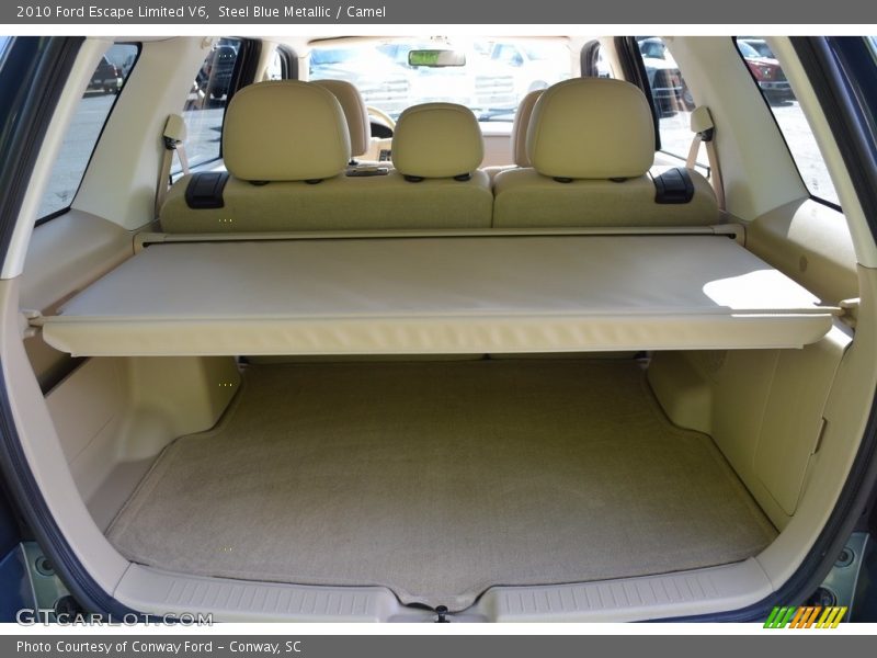 Steel Blue Metallic / Camel 2010 Ford Escape Limited V6