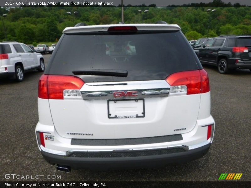 White Frost Tricoat / Jet Black 2017 GMC Terrain SLE AWD