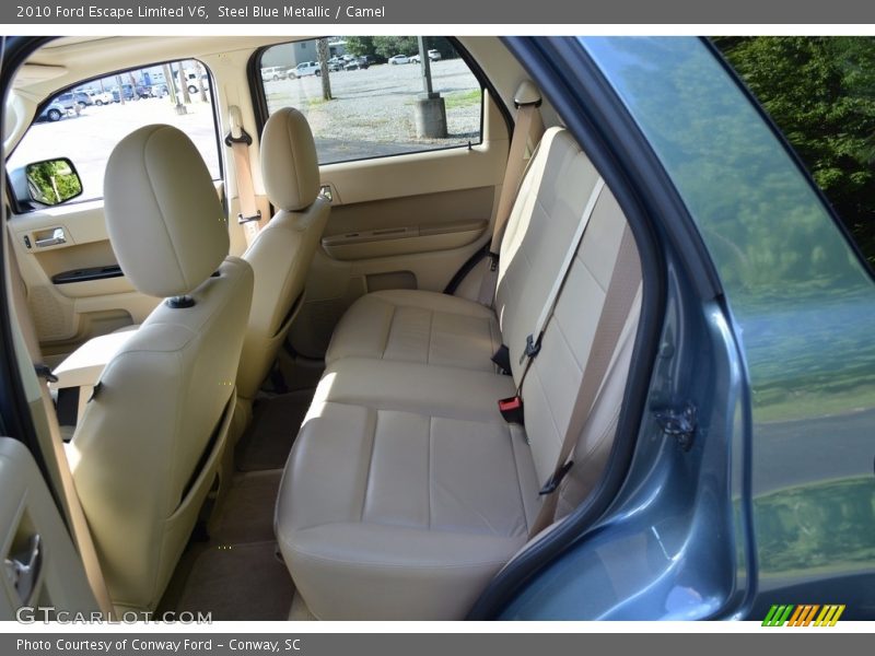 Steel Blue Metallic / Camel 2010 Ford Escape Limited V6