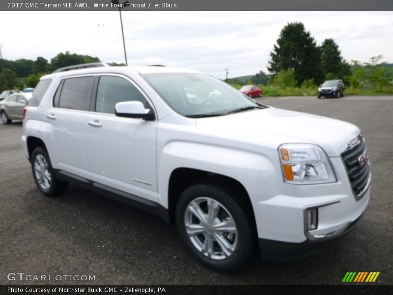 White Frost Tricoat / Jet Black 2017 GMC Terrain SLE AWD