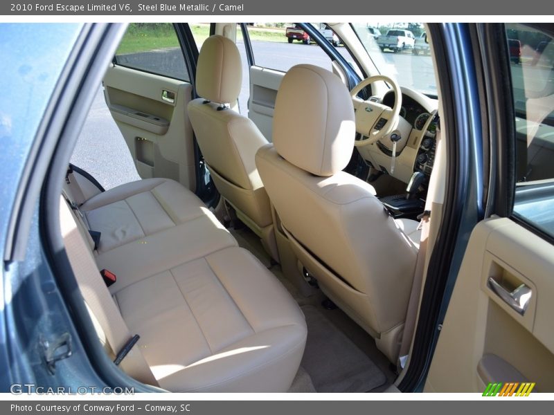 Steel Blue Metallic / Camel 2010 Ford Escape Limited V6
