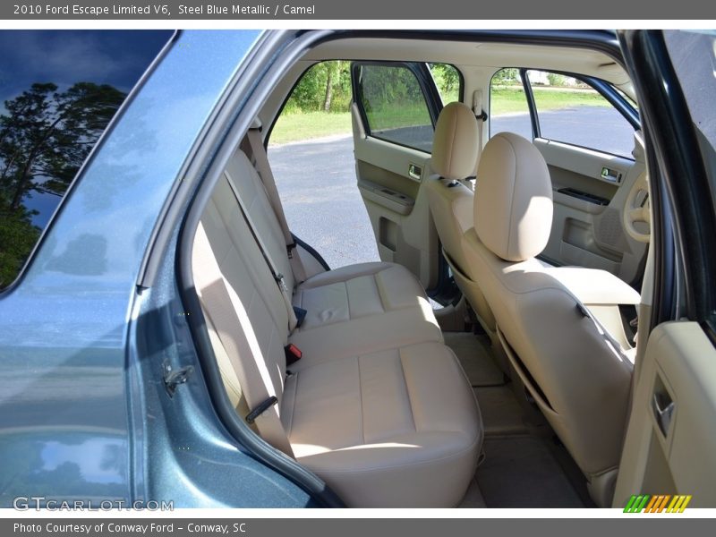 Steel Blue Metallic / Camel 2010 Ford Escape Limited V6