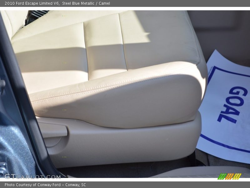 Steel Blue Metallic / Camel 2010 Ford Escape Limited V6