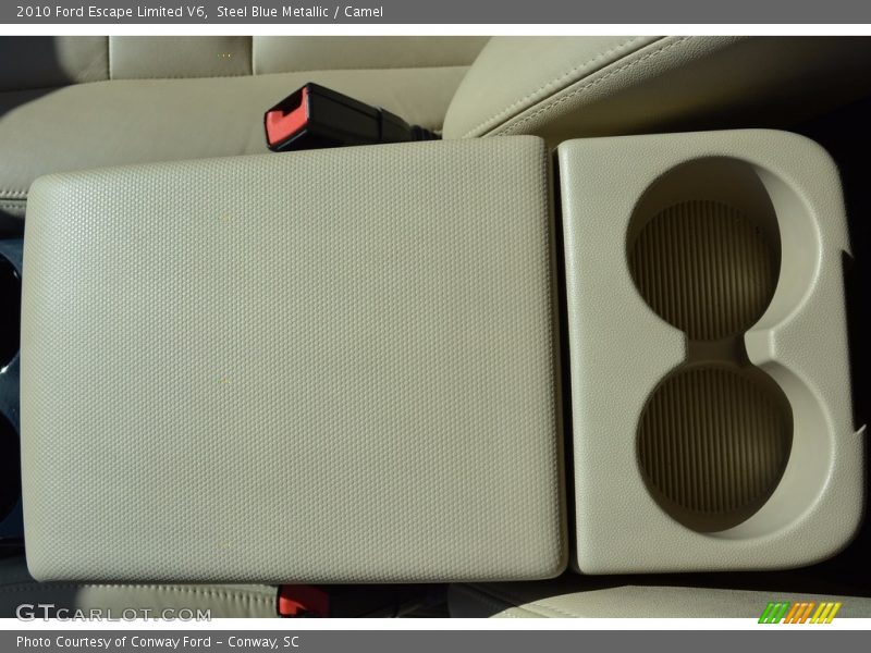 Steel Blue Metallic / Camel 2010 Ford Escape Limited V6