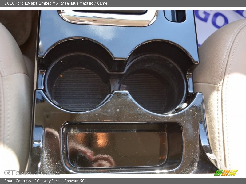 Steel Blue Metallic / Camel 2010 Ford Escape Limited V6