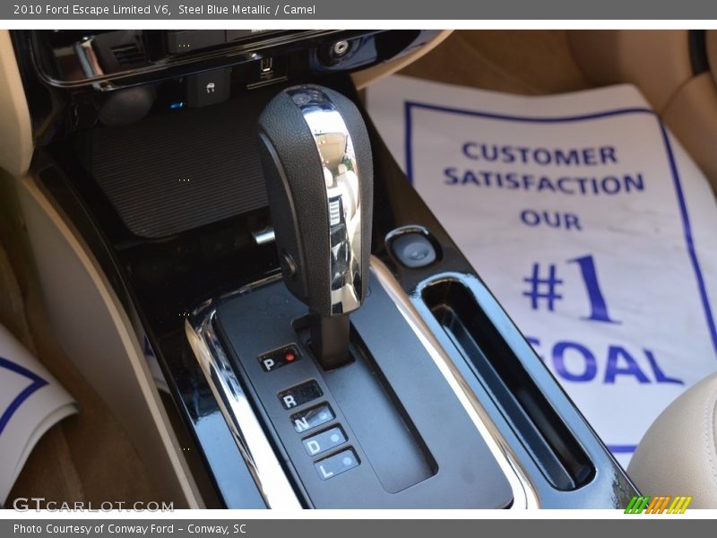 Steel Blue Metallic / Camel 2010 Ford Escape Limited V6