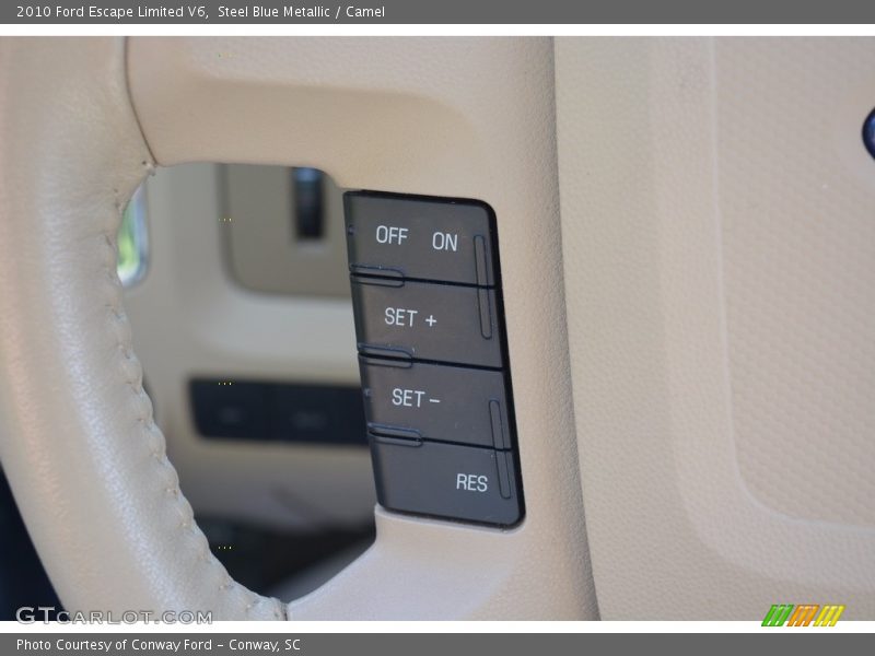 Steel Blue Metallic / Camel 2010 Ford Escape Limited V6