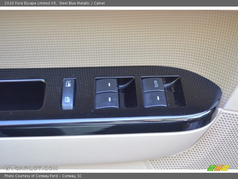 Steel Blue Metallic / Camel 2010 Ford Escape Limited V6