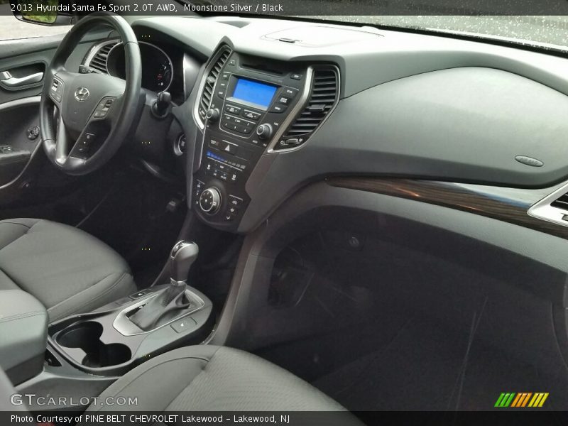 Moonstone Silver / Black 2013 Hyundai Santa Fe Sport 2.0T AWD