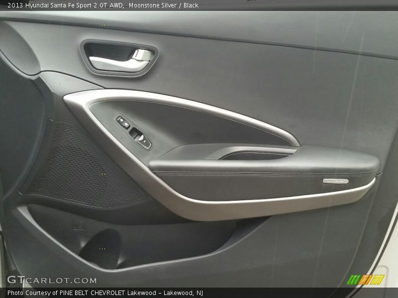 Moonstone Silver / Black 2013 Hyundai Santa Fe Sport 2.0T AWD