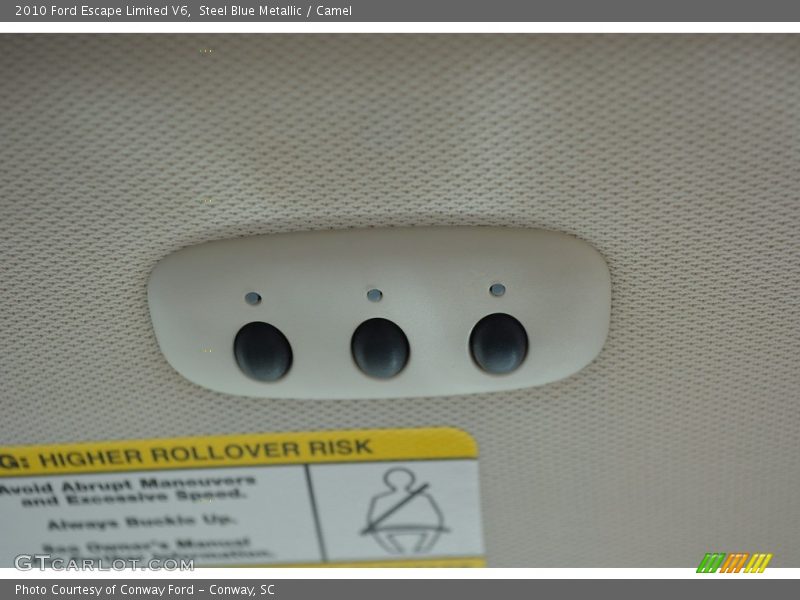 Steel Blue Metallic / Camel 2010 Ford Escape Limited V6