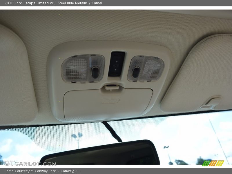 Steel Blue Metallic / Camel 2010 Ford Escape Limited V6