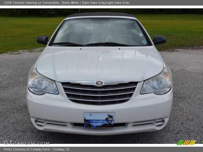 Stone White / Dark Slate Gray/Light Slate Gray 2008 Chrysler Sebring LX Convertible