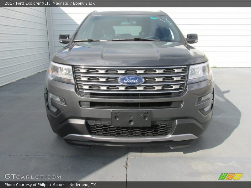 Magnetic / Ebony Black 2017 Ford Explorer XLT