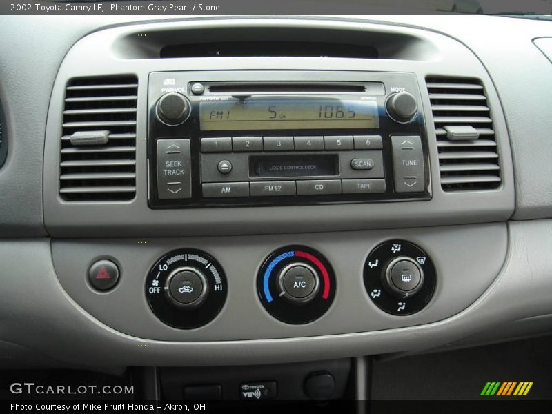 Phantom Gray Pearl / Stone 2002 Toyota Camry LE