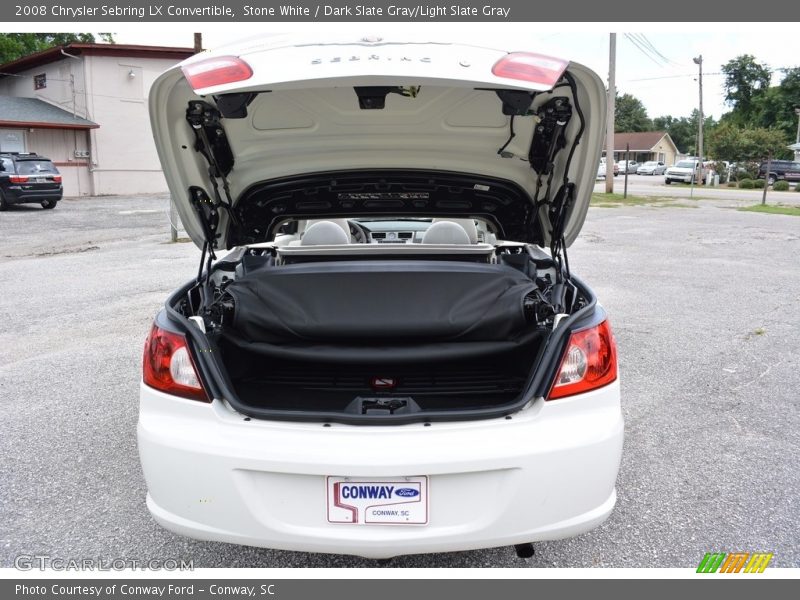 Stone White / Dark Slate Gray/Light Slate Gray 2008 Chrysler Sebring LX Convertible